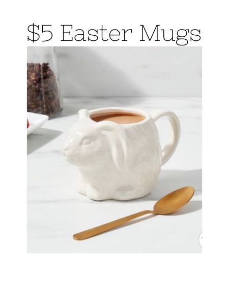 Target has some of the cutest $5 Easter Mugs right now!  bunny cofee mug

#LTKSeasonal #LTKFind #LTKhome