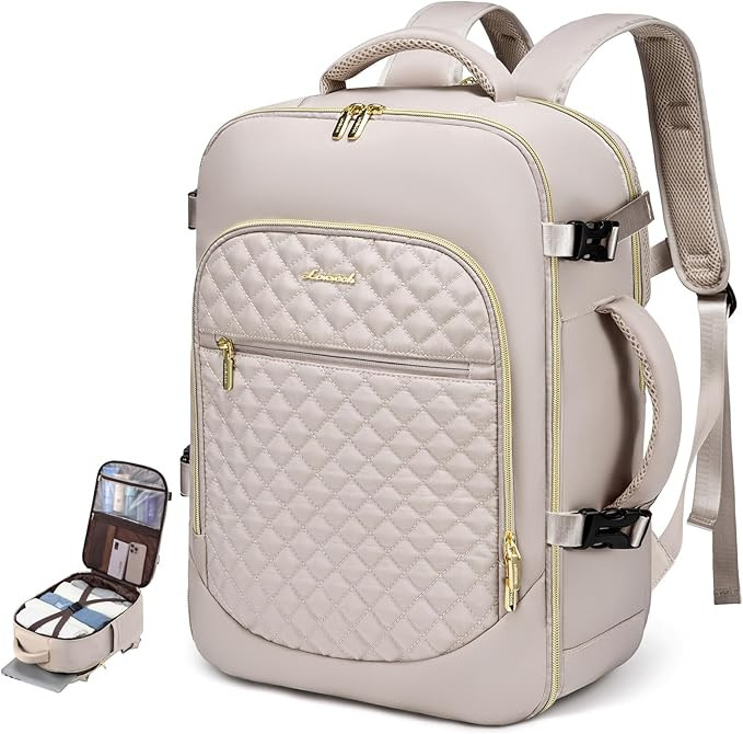 LOVEVOOK Carry on Backpack, 30L Travel Backpack for Women Airline Approved,Luggage Business Weeke... | Amazon (US)