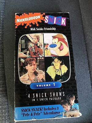 Nickelodeon Snick VHS: Nick Snicks Friendship Vol. 1 - (4 Snick Shows)  | eBay | eBay US