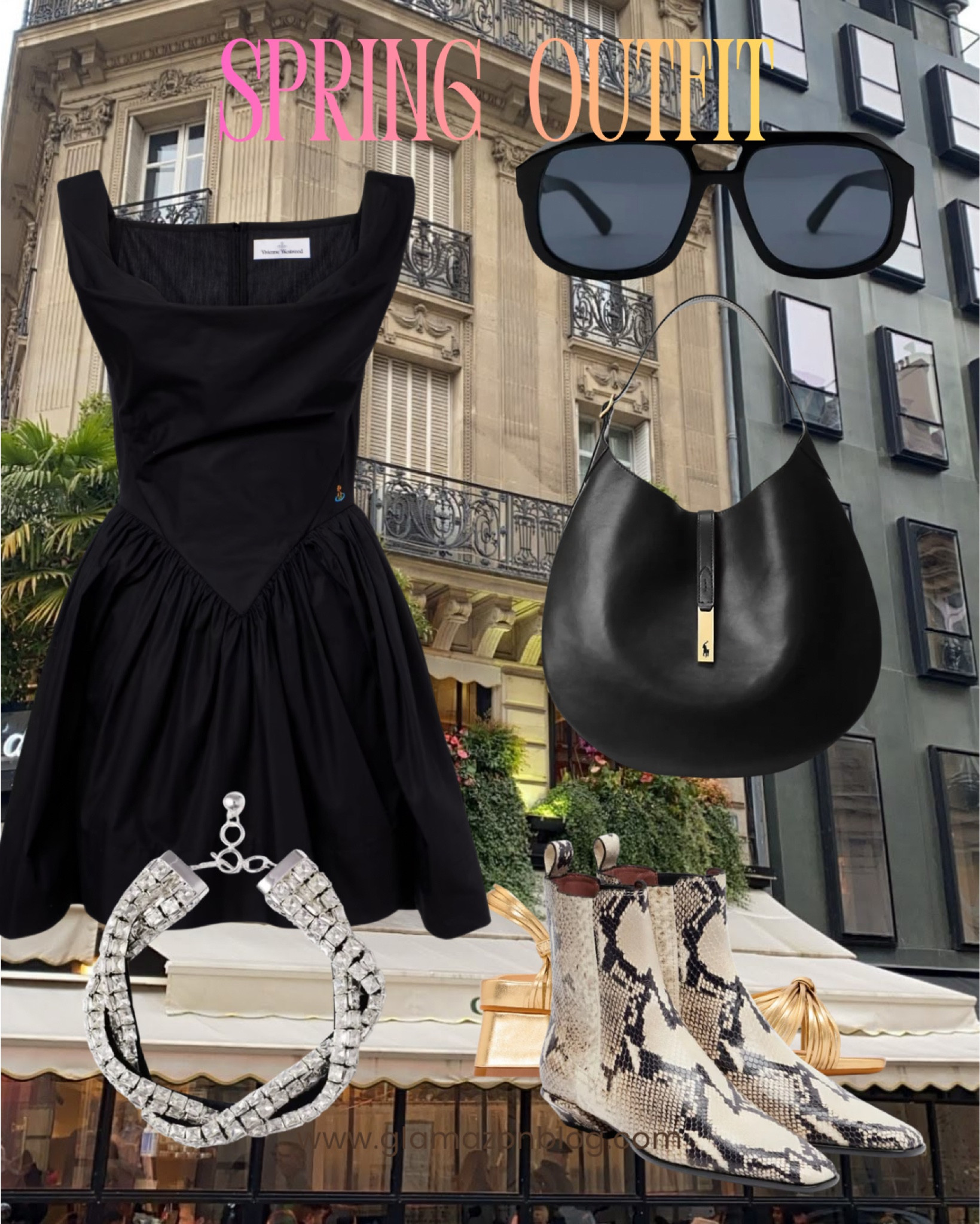 Black dress, snake print boots, Ralph Lauren outfit, Zara sunglasses, spring outfit, holiday outfit, party outfit 

#LTKuk #LTKspring #LTKsummer