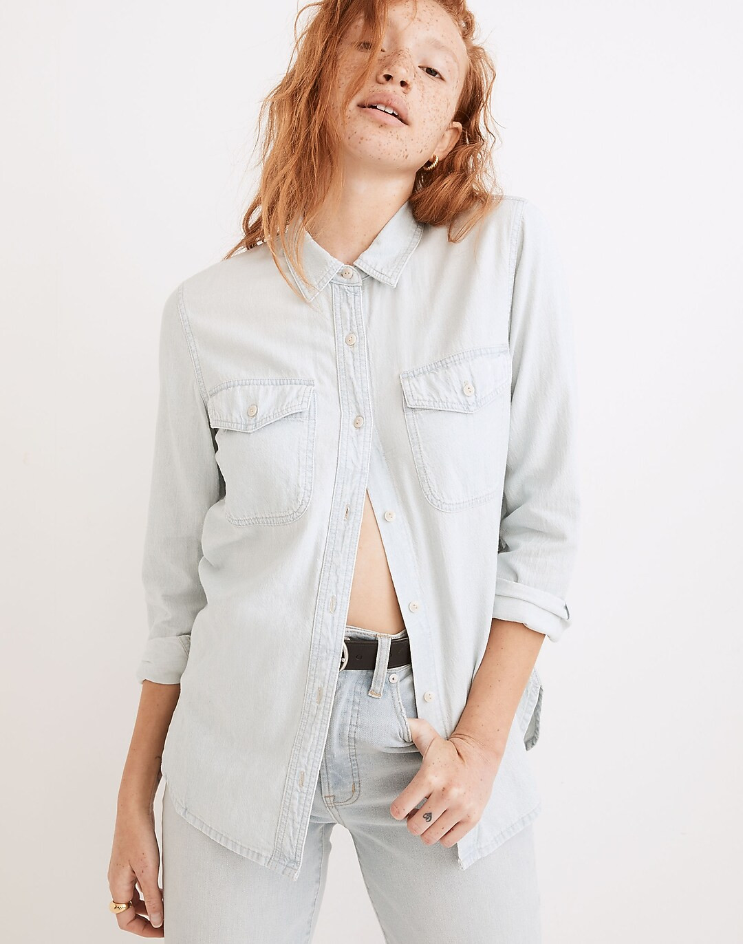 Denim Button-Up Shirt in Barford Wash | Madewell