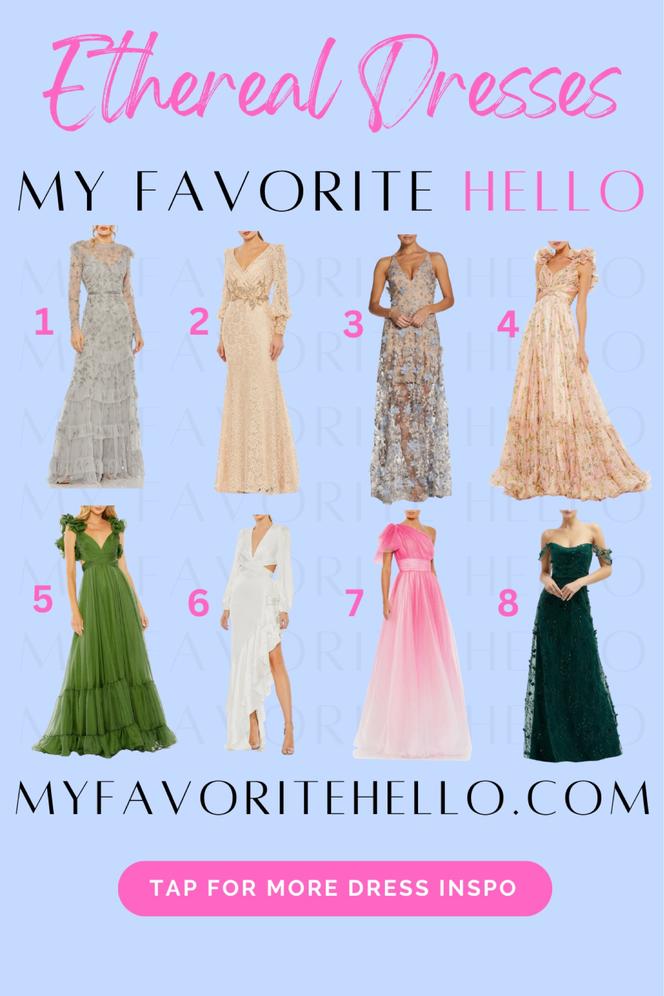 Formal Evening gowns, Ethereal dresses for prom, weddings, wedding guest. Ethereal dresses for formal dress events. #fairytaledress#LTKHoliday 

#LTKwedding #LTKparties