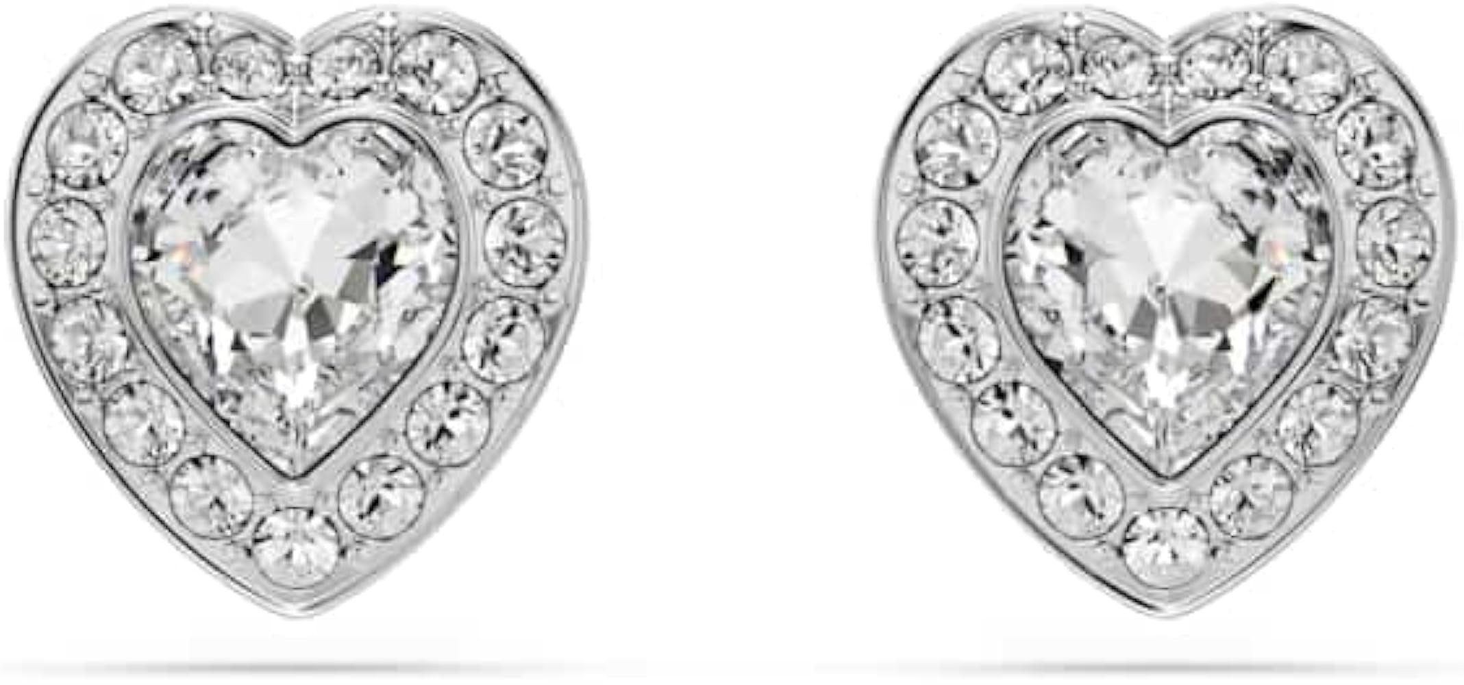 Swarovski Ariana Grande Collection, Clear Crystal & Pearls, Rhodium Finish Earrings | Amazon (US)