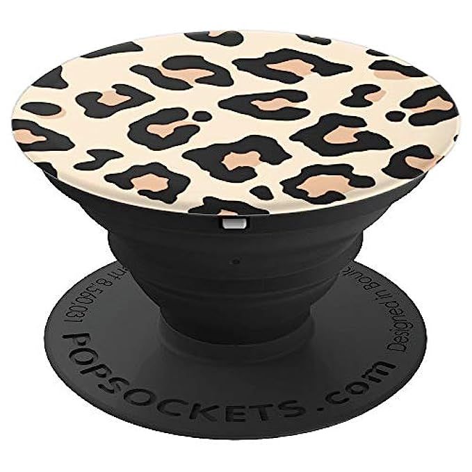Leopard Pop Socket Print - PopSockets Grip and Stand for Phones and Tablets | Amazon (US)