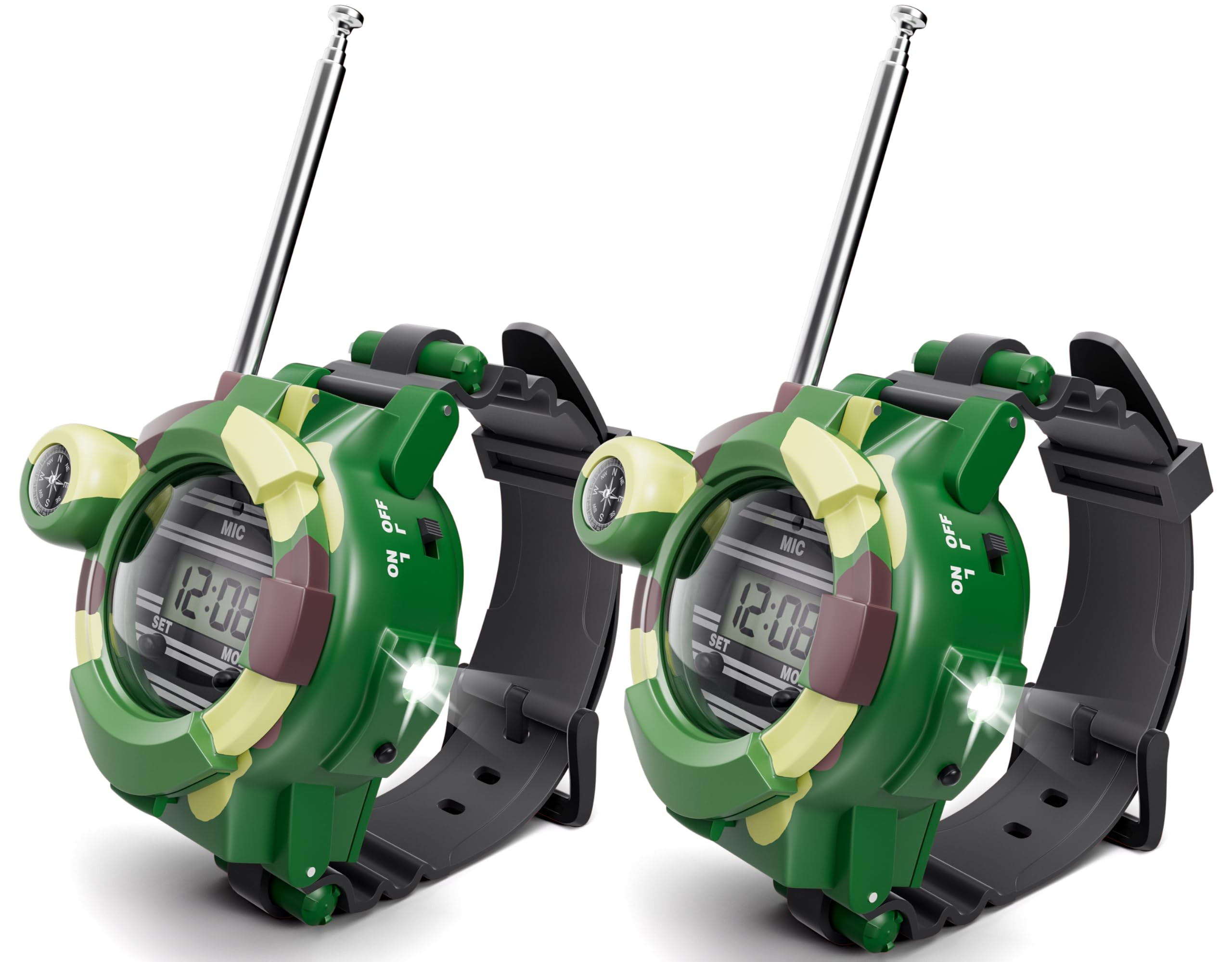 Walkie Talkies Watch, Spy Watch Army Toys for Kids Age 8-12, 7 in 1 Digital Watch Walkie Talkies ... | Amazon (US)
