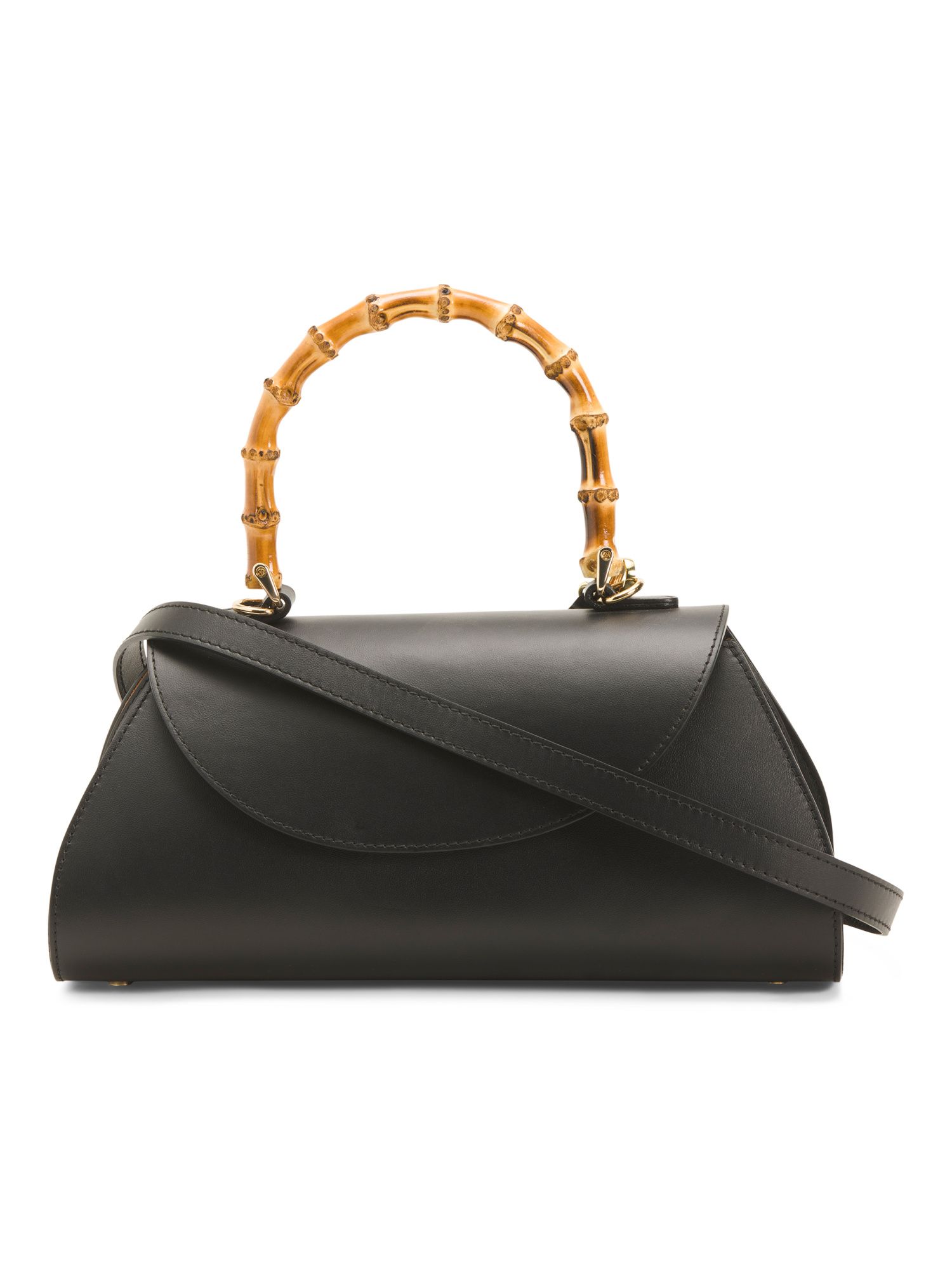 Made In Italy Leather Baguette Bag | Marshalls