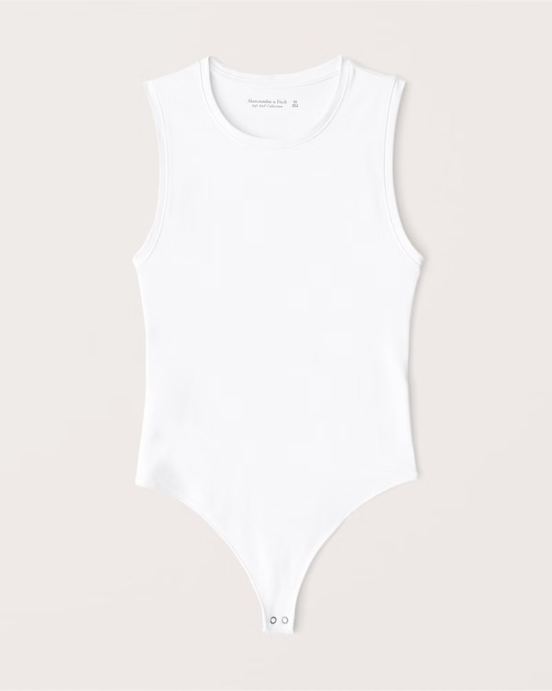 Seamless Crewneck Tank Bodysuit | Abercrombie & Fitch (US)