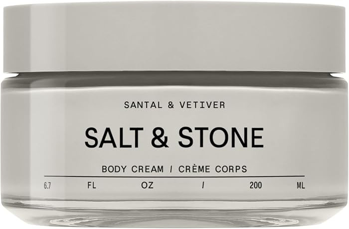 Salt & Stone Body Cream – Santal & Vetiver | Hydrating Formula with Seaweed Extracts, Spirulina... | Amazon (US)