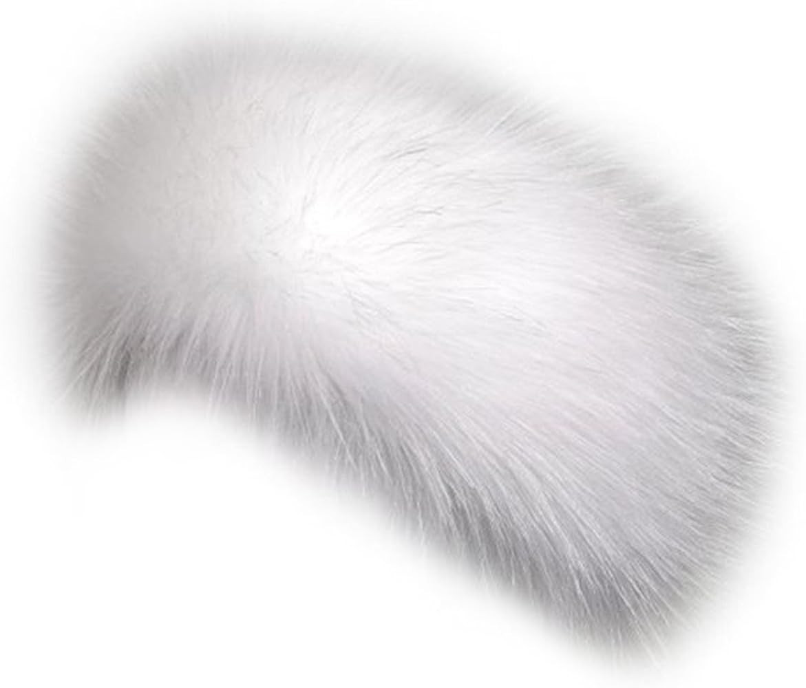 Dikoaina Womens Faux Fur Headband Winter Earwarmer Earmuff Hat Ski | Amazon (US)