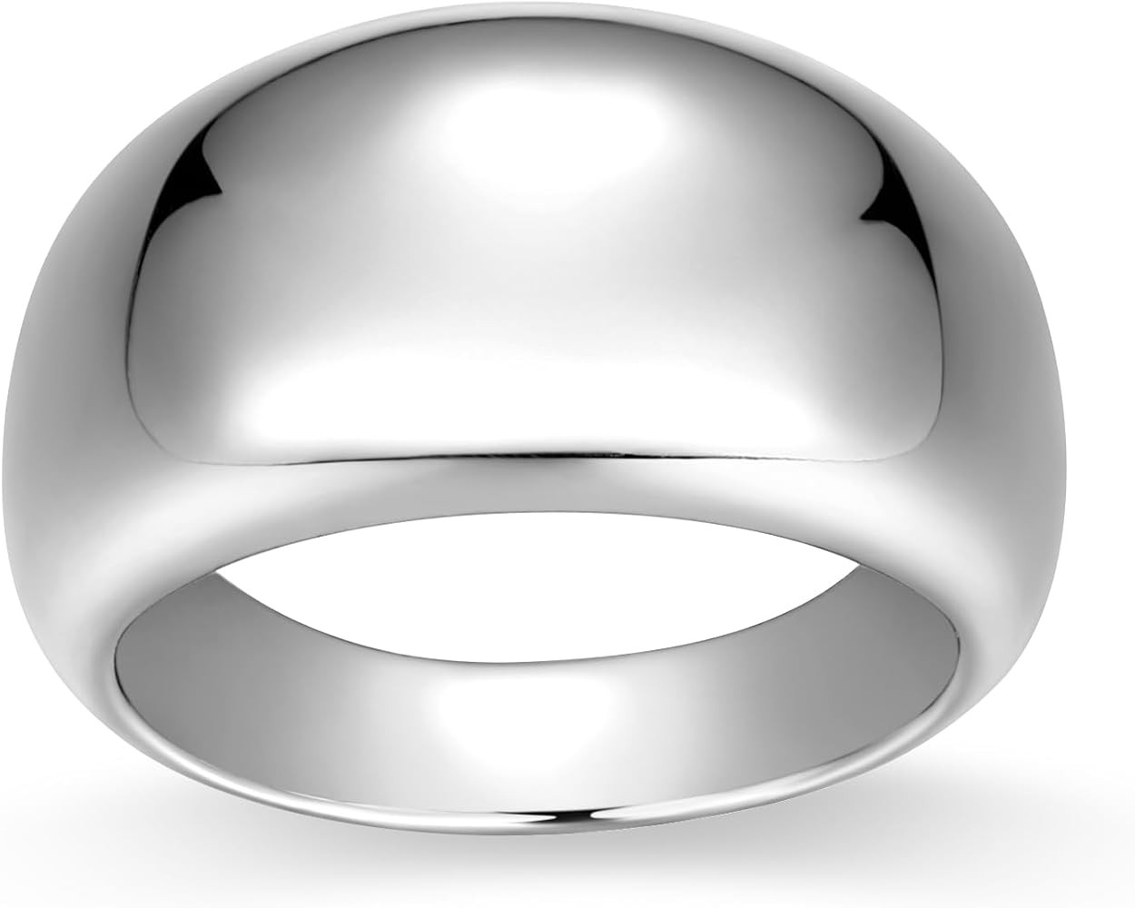 Amazon Essentials (Demi's Pick) Women's Dome Band Ring, Gold or Silver Plated | Amazon (US)