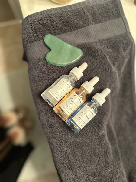 my morning skincare routine - simple yet effective. I start with Gua Sha to depuff and smooth. Then I use my oils for plumping, hydrating, and brightening!

#LTKbeauty #LTKFitness #LTKunder50