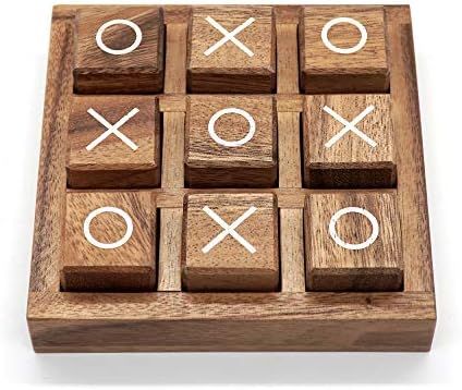 Tic Tac Toe Game for Kids and Family Board Games 3D Travel of Living Room Decor and Coffee Top Ta... | Amazon (US)