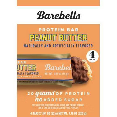 Barebells Nutrition Protein Bars - Peanut Butter - 7.76oz/4pk | Target