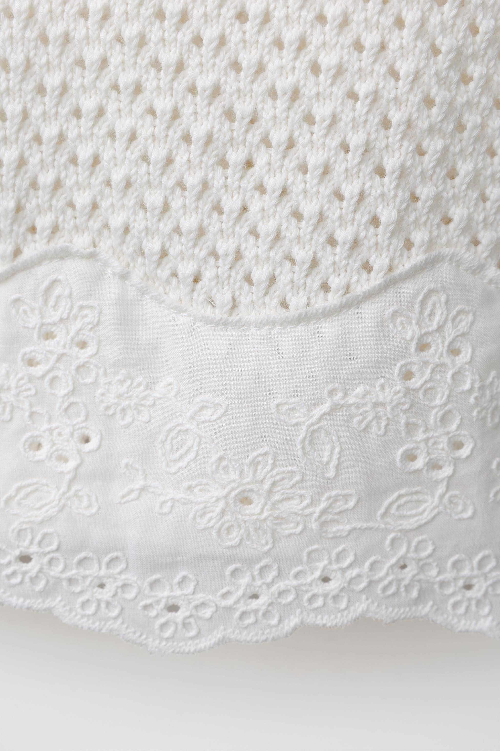 EMBROIDERED KNIT TOP | Zara US