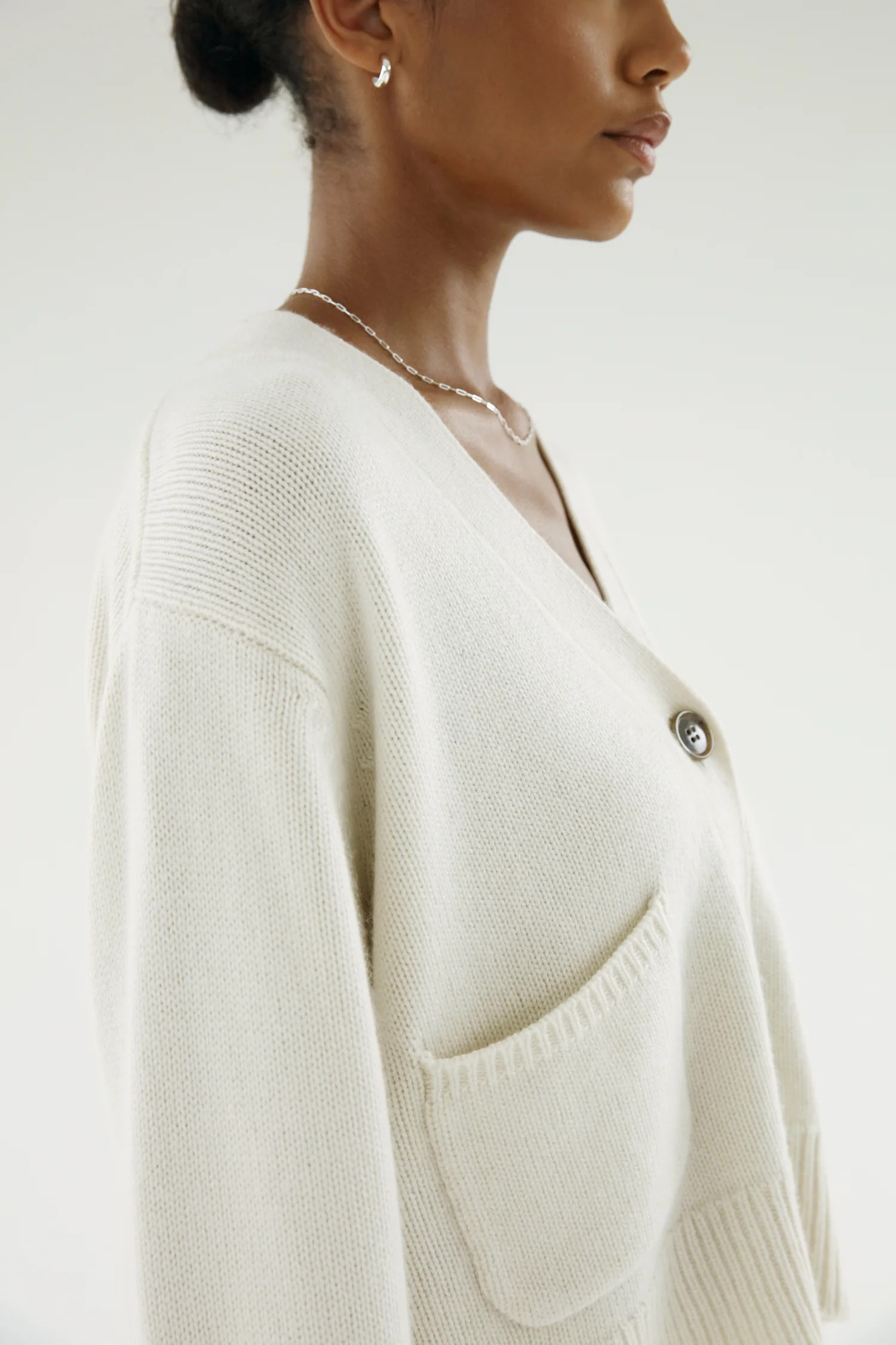 Beja Cardigan, cream | Almada Label