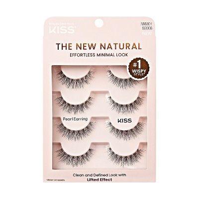 KISS Products The New Natural False Eyelashes - Black - 4pr | Target