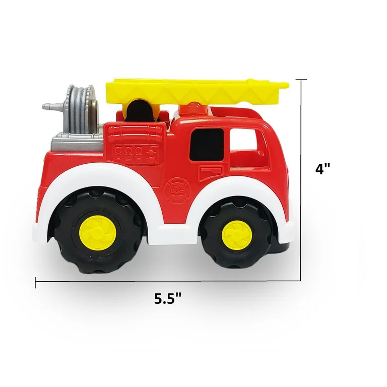 Kid Connection RC Fire Truck with Lights and Firefighter Figure, 2.4G, Ages 3+ | Walmart (US)