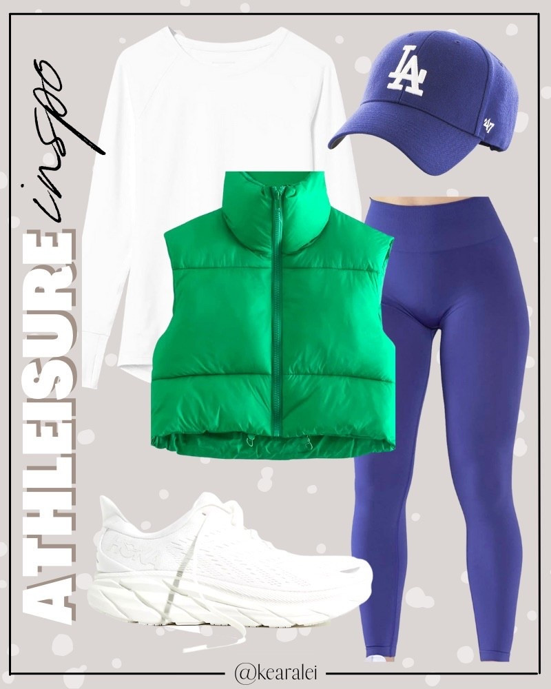 Amazon activewear athleisure outfit workout outfit exercise leggings Lululemon aligns Amazon fashion bright green blue leggings green puffer vest hoka one one Clifton 8 tennis shoes sneakers blue LA Dodgers Los Angeles baseball hat 47 brand hat || #amazon #athletic #exercise #workout #leggings #lululemon #nike #freepeople #sneakers #hoka #crz #yoga #colorfulkoala
.
.
.
Fitness Wear, Activewear, exercise outfit, workout leggings, sports bra, Lulu lemon, free people motion active athleisure
.

Amazon fashion, teacher outfits, business casual, casual outfits, neutrals, street style, Midi skirt, Maxi Dress, Swimsuit, Bikini, Travel, skinny Jeans, Puffer Jackets, Concert Outfits, Cocktail Dresses, Sweater dress, Sweaters, cardigans Fleece Pullovers, hoodies, button-downs, Oversized Sweatshirts, Jeans, High Waisted Leggings, dresses, joggers, fall Fashion, winter fashion, leather jacket, Sherpa jackets, Deals, shacket, Plaid Shirt Jackets, apple watch bands, lounge set, Date Night Outfits, Vacation outfits, Mom jeans, shorts, sunglasses, Disney outfits, Romper, jumpsuit, Airport outfits, biker shorts, Weekender bag, plus size fashion, Stanley cup tumbler
.
Target, Abercrombie and fitch, Amazon, Shein, Nordstrom, H&M, forever 21, forever21, Walmart, asos, Nordstrom rack, Nike, adidas, Vans, Quay, Tarte, Sephora, lululemon, free people, j crew jcrew factory, old navy


#LTKootd #LTKfitnessgoals #LTKActive