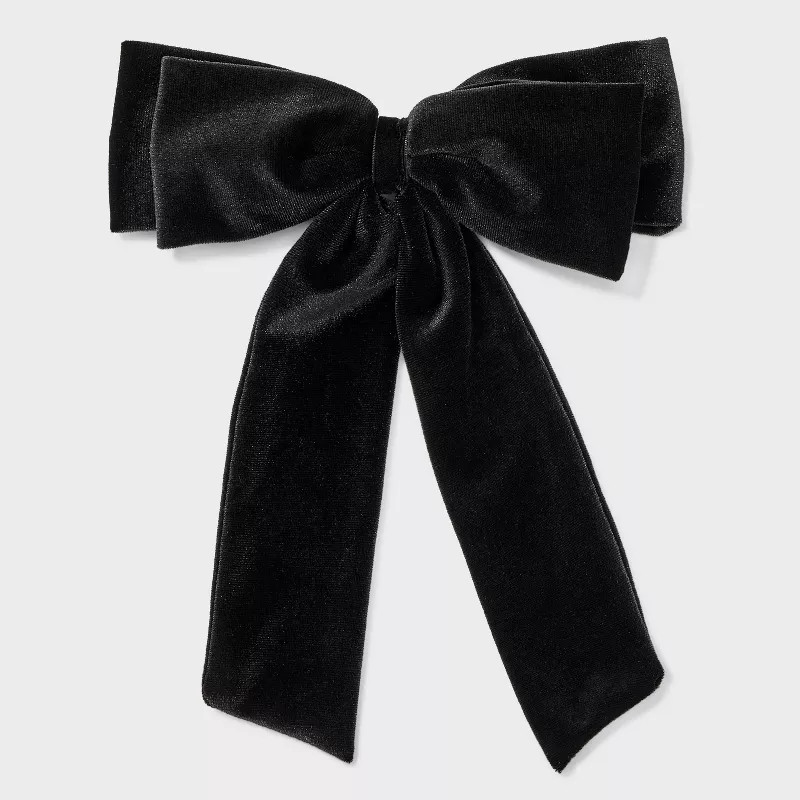 Velvet Bow Hair Barrette - A New Day™ | Target