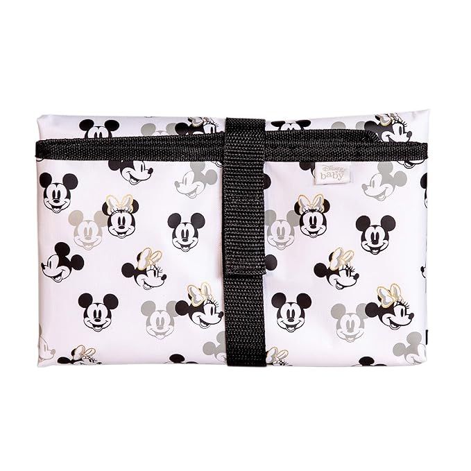 Disney Baby by J.L. Childress Full Body Portable Changing Pad for Baby, Mickey Minnie Ivory | Amazon (US)