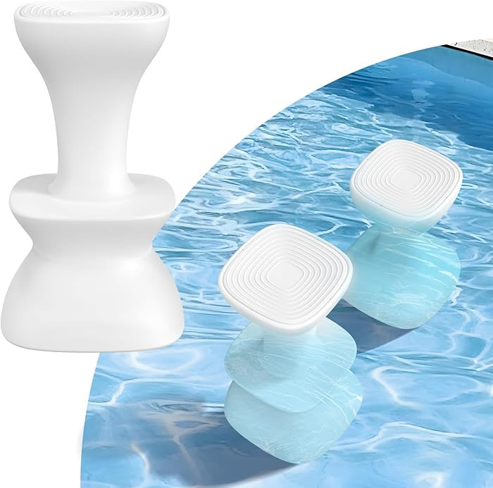 30" Pool stools for Underwater,Pre-Weighted Pool Stool with Adjustable Feet,Bar Seating Non-Float... | Amazon (US)