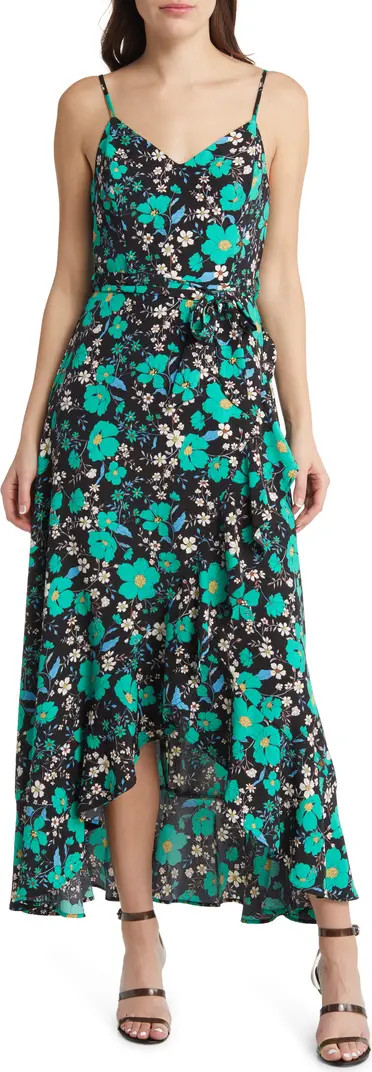 Foral Print Tie Waist Dress | Nordstrom