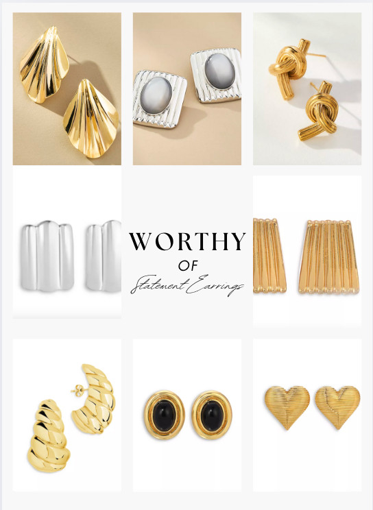 With the rise of minimalist fashion, statement earrings have become the perfect way to make a big impact with a single accessory. 

 #LTKSaleAlert #LTKFindsUnder100