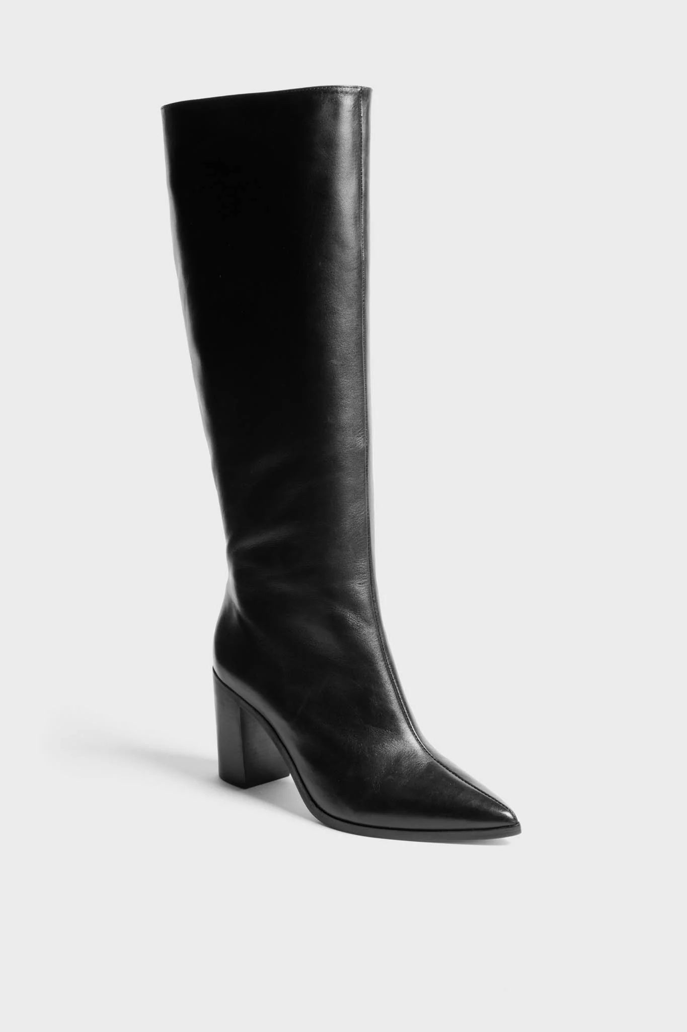 Black Mikki Up Block Boots | Tuckernuck (US)
