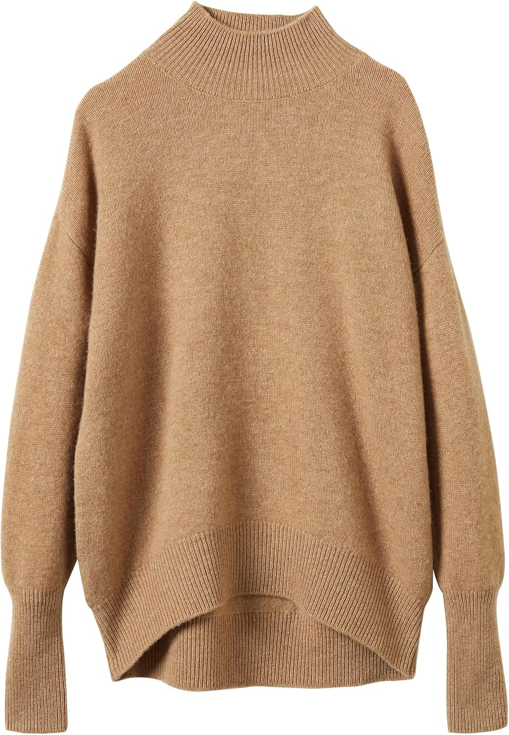 LINY XIN 100% Merino Wool Sweater for Women Fall Winter Casual Mock Neck Warm Soft Long Sleeve Lo... | Amazon (US)