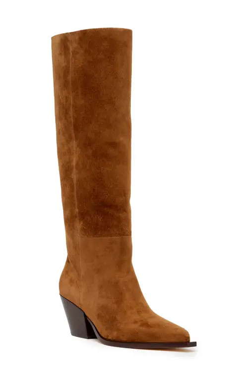 PAIGE Lillian Knee High Boot in Brown at Nordstrom, Size 8 | Nordstrom