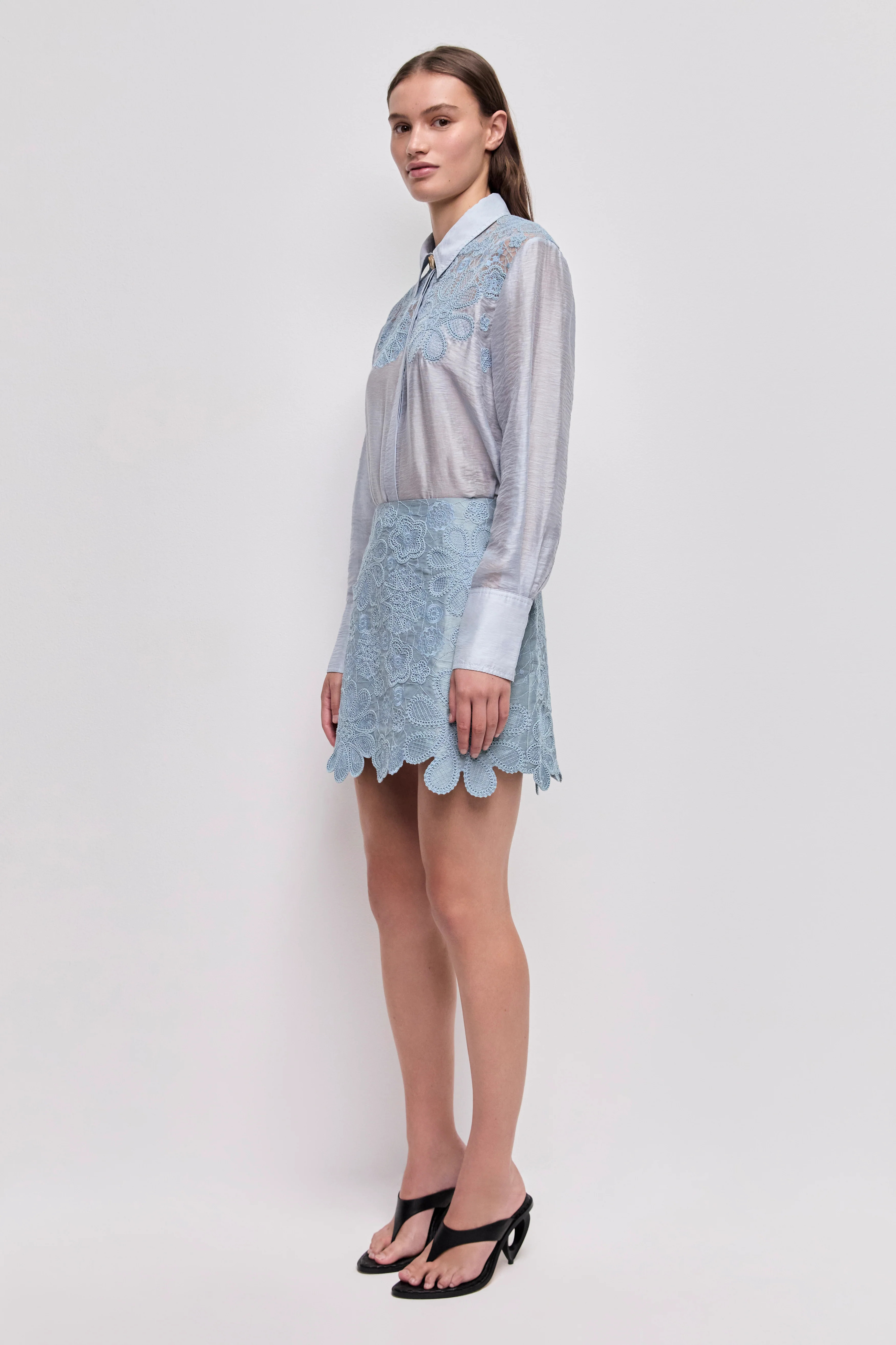 Gia Embroidered Mini Skirt | aje. (Australia)