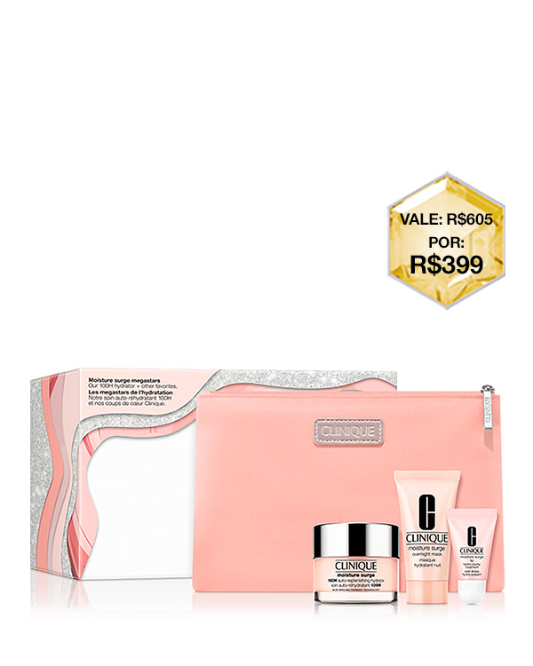 Kit de Natal Hidratação Moisture Surge™ Megastars | Clinique Brasil | Clinique (BR)