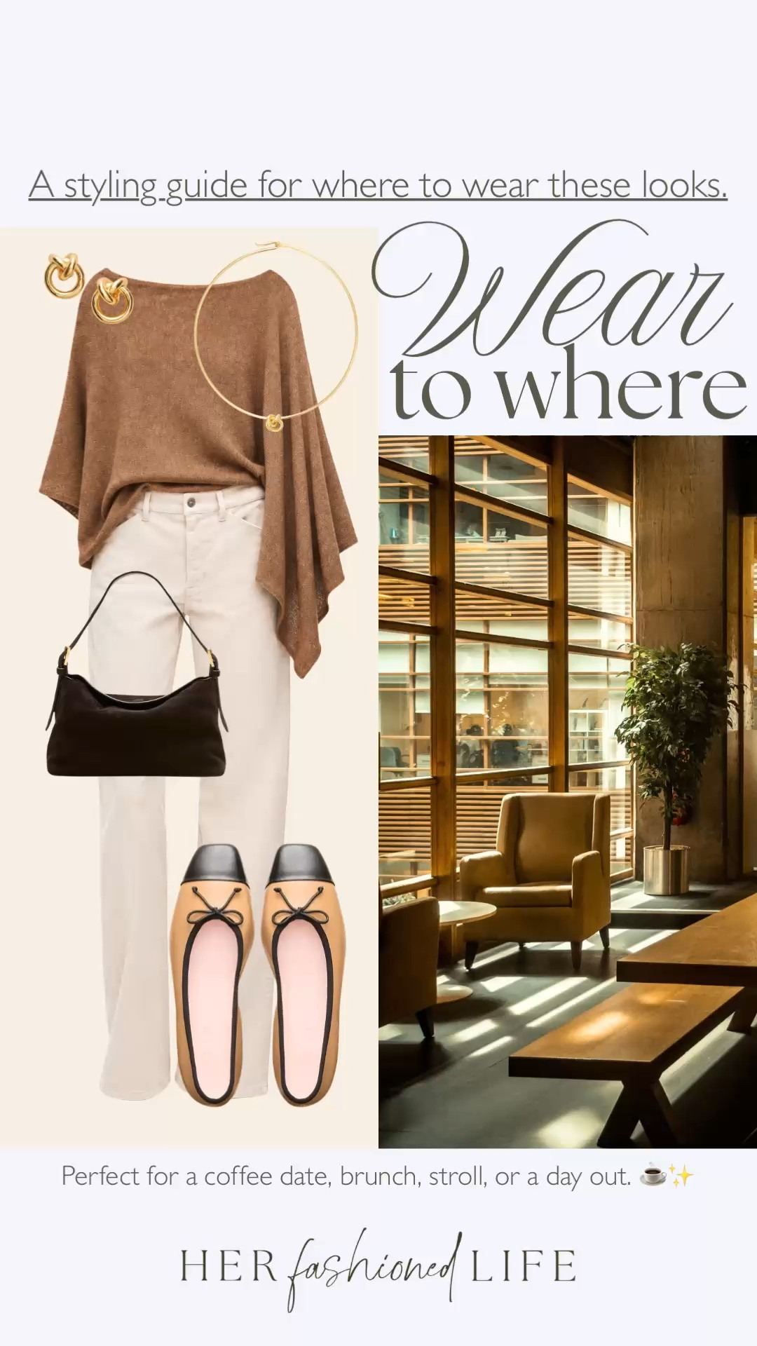 A soft sweater, relaxed white denim, and ballet flats make this an easy look for coffee, brunch, or a casual day out. It feels polished without being overdone, which is exactly what I want from an everyday outfit.

#LTKootd #LTKWorkwear #LTKOver40