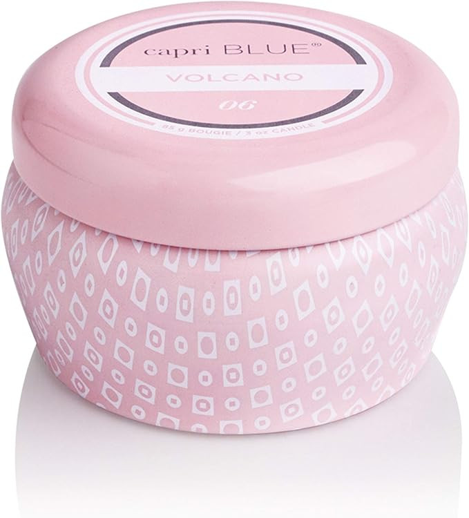 Capri Blue Scented Candle with Mini Tin Candle Holder - Cotton Wick - Luxury Aromatherapy Candle ... | Amazon (US)