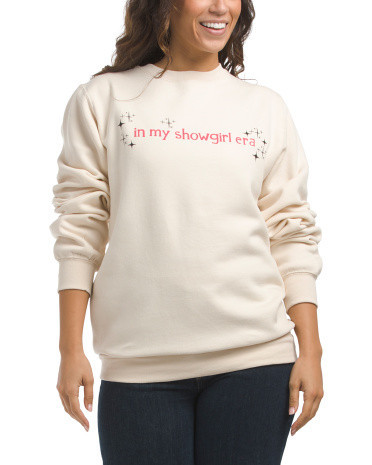 Showgirl Era Crew Neck Sweatshirt | Polyester/Cotton | Marshalls