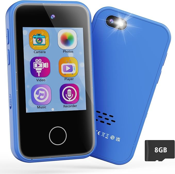 DUDUDRAGON Kids Smart Phone Toy for Boys 3 4 5 6 Year Old, MP3 Music Player, Dual Camera Travel T... | Amazon (US)