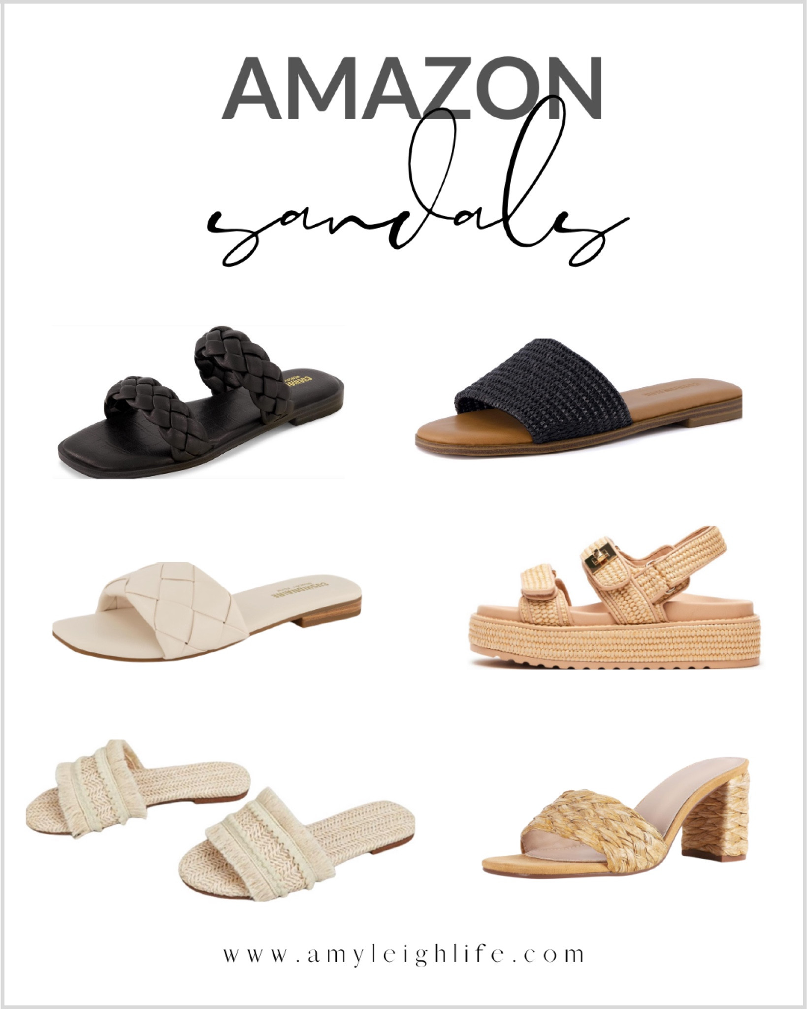 Amazon sandal finds. 

sandals, sandals 2024, sandals amazon, amazon sandals, nude sandals, platform sandals, slide sandals, summer sandals, strappy sandals, ankle strap sandals, amazon summer sandals, brown sandals, beige sandals, beach sandals, chunky sandals, flat sandals, pink sandals, cute flat sandals, cute casual, cute spring outfits, cute flats, flatform platform sandals, platform, sneaker sandals, beach slides, flat sandals, neon outfits, white sandals, white slides, summer trends, white sandals amazon, summer outfit, amazon essentials, braided flats, braided slides, braided sandals, white braided flats, platform sandals, platform heels, platform slides, wedges, wedge sandals, chunky sandals, dress sandals, pool slides, pool sandals, pool shoes, amazon finds, sandals for summer, sandals for pool, sandals for beach, sandals beach, black sandals, black slide sandals, brown sandals, brown slide sandals, comfortable sandals, dress sandals, spring sandals, spring sandals 

#amyleighlife
#amazon

Prices can change  

#LTKTravel #LTKShoeCrush #LTKSeasonal