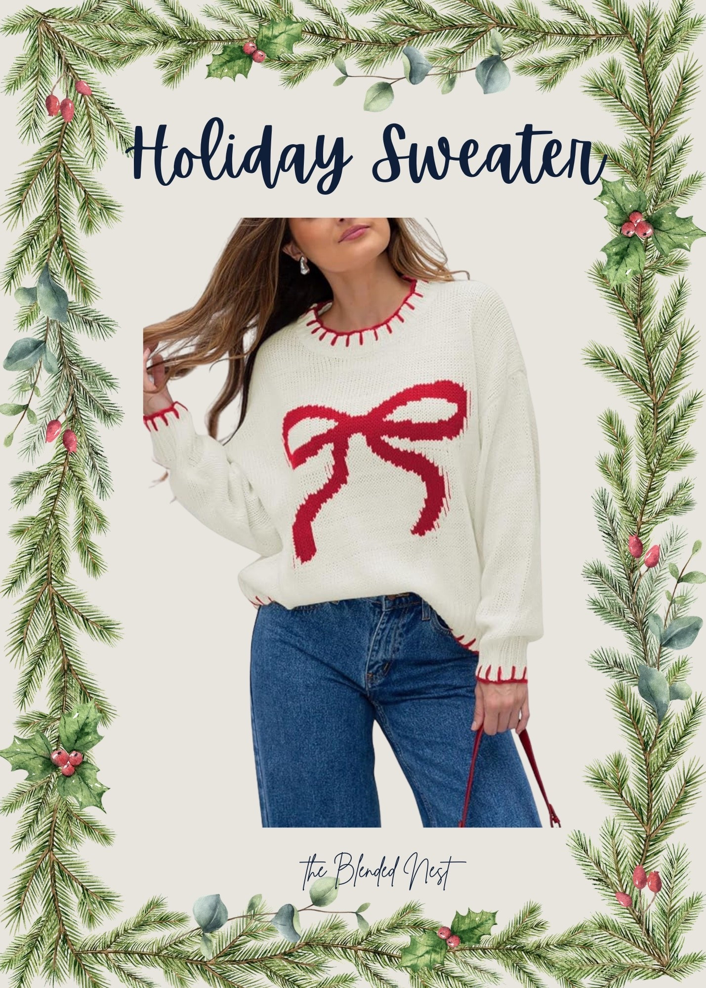 Are you looking for a cute sweater to wear for the holidays?  This one comes in multiple colors and is from Amazon 

#LTKOver40 #LTKHoliday #LTKFindsUnder50