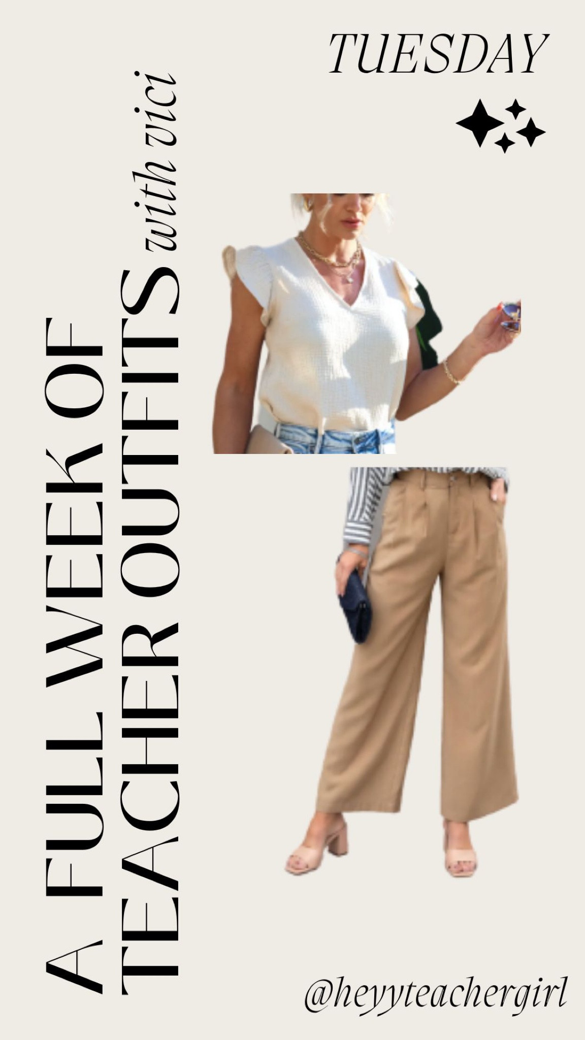 the perfect neutral basics for a teacher ootd  from vici

#LTKunder100 #LTKworkwear #LTKstyletip