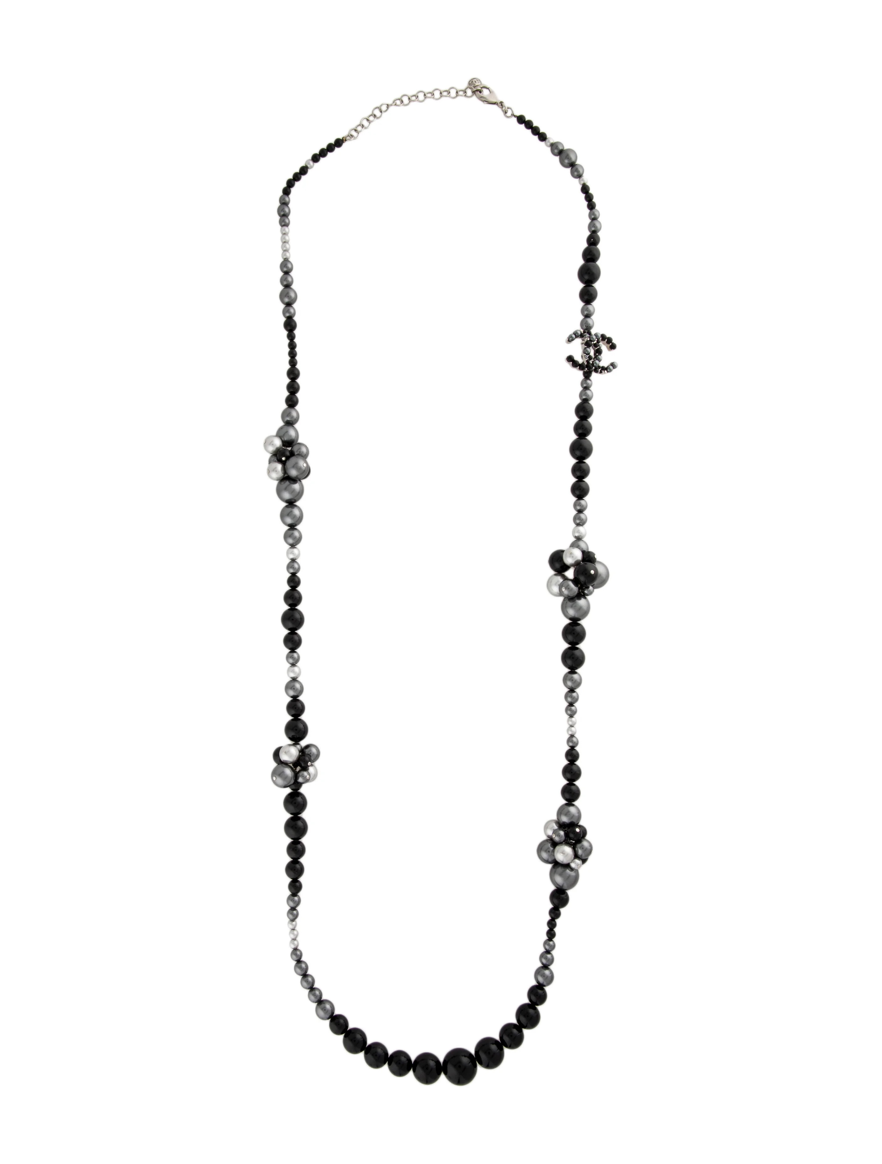 Bead Cluster CC Long Necklace | The RealReal