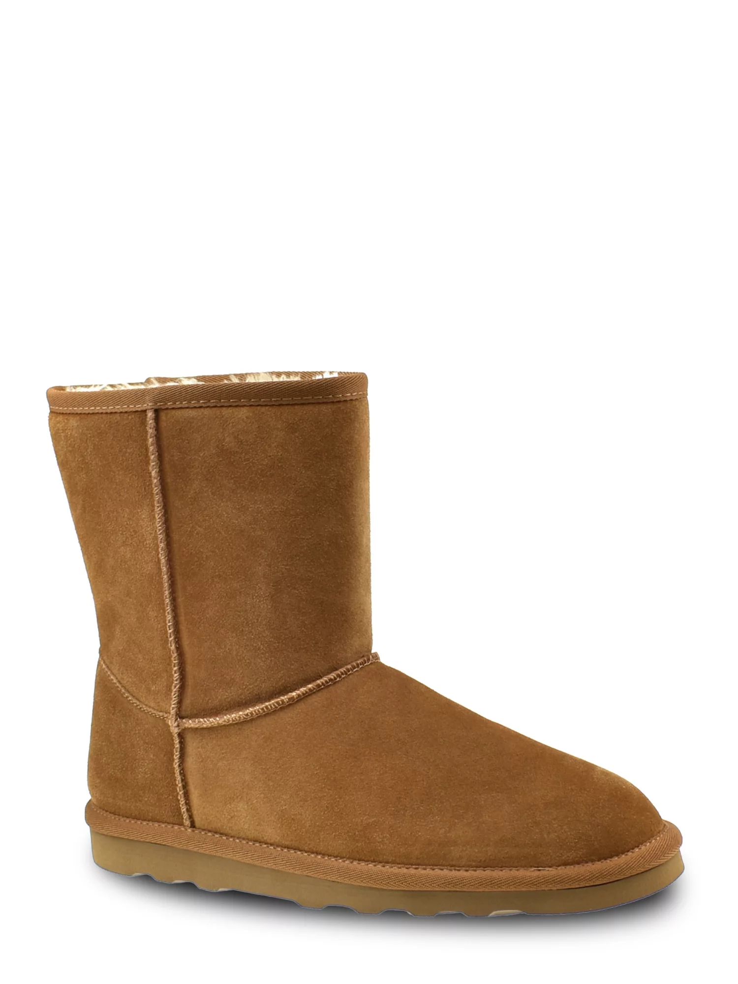 Time and Tru Women's Genuine Suede Boots - Walmart.com | Walmart (US)