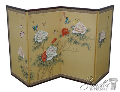 60200EC: Chinese Silk Decorated 4 Panel Hanging Wall Screen | eBay US