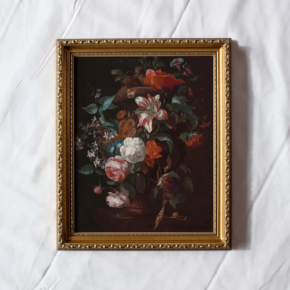 Vintage Art Prints Framed Antique Replica Painting Antique | Etsy | Etsy (US)