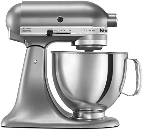 KitchenAid KSM150PSCU Artisan Series 5-Qt. Stand Mixer with Pouring Shield - Contour Silver | Amazon (US)
