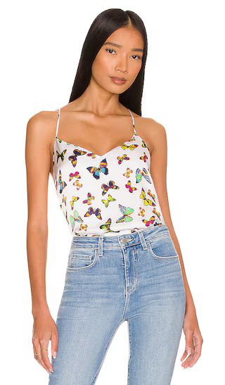 Mariella Bodysuit in White Flutter | Revolve Clothing (Global)