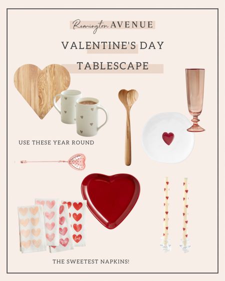 There’s still time to make a cute Valentine’s Day tablescape happen!

#ValentinesDay

#LTKhome #LTKSeasonal