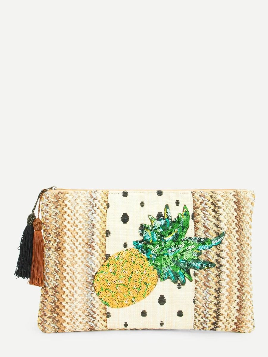 Sequin Decorated Clutch Bag | SHEIN