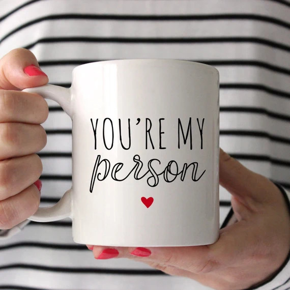 Best Friend Gift, Best Friend Mug, Mug Gift, Personalized gift for her, You're my person, Youre m... | Etsy (US)