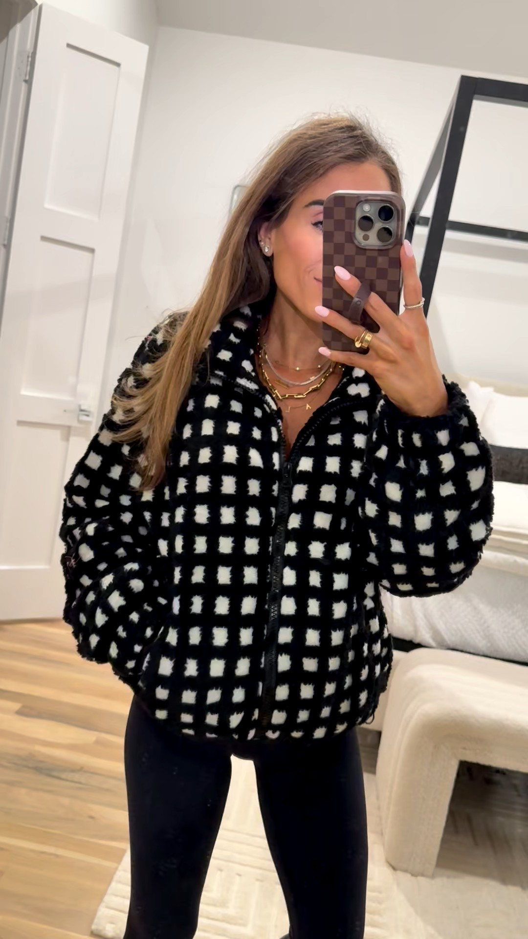 Cute cozy outfit for lounging or running errands! Super warm fleece zip up that’s giving free people vibes 

#LTKPetite