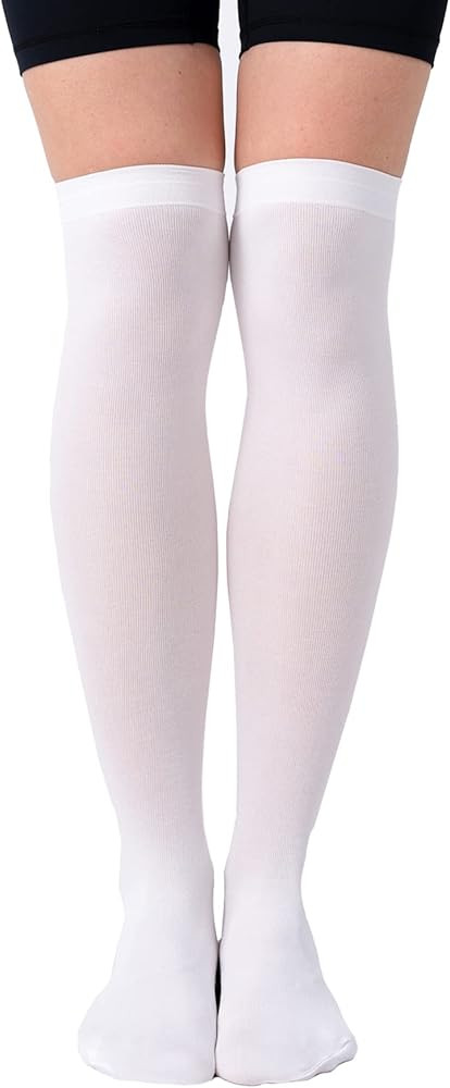 Bevigorio Thigh High Socks for Women Over the Knee Socks Long Knee High Socks for Women Thigh Hig... | Amazon (US)